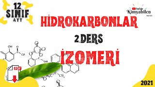 ORGANİK BİLEŞİKLERDE İZOMERİ  ALKANLARDA İZOMERİ  HİDROKARBONLAR  12SINIF KİMYA  AYT KİMYA [upl. by Laekim]