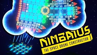 Building a MASSIVE SPACE SHIP  Nimbatus  The Space Drone Constructor Gameplay [upl. by Reizarf]