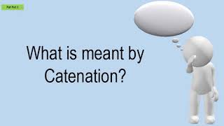 What Is Meant By Catenation [upl. by Linet]