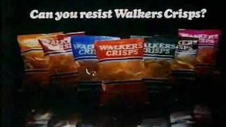 80s UK TV Advert  Walkers Crisps [upl. by Mariel]