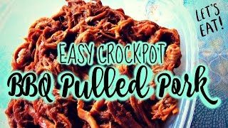 2 INGREDIENT BBQ PULLED PORK  EASY CROCK POT RECIPE [upl. by Ander208]