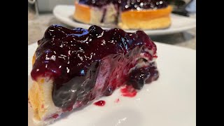 Blueberry Limoncello Italian Cheesecake [upl. by Ansley]