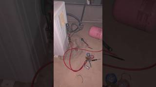 Mini Split Airconditioner HVAC Freon recharge  AC Gasfreon recharge acrepair acservice shorts [upl. by Aseyt]