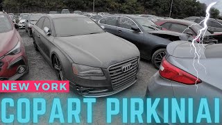 COPART IR IAAI pirkiniai NEW YORKe Kraunam i Klaipeda [upl. by Ahtinak452]