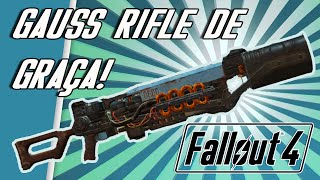 FALLOUT 4 DICAS  GAUSS RIFLE  O MAIS FORTE DO JOGO LOCALIZAÇÃO EXATA [upl. by Sheedy]