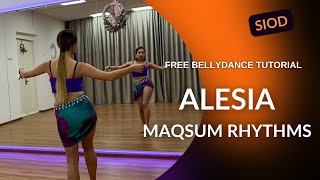 BELLYDANCE TUTORIAL Alesia Domasevich [upl. by Michelina]