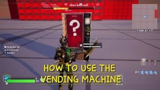 FORTNITE CREATIVE HOW TO USE THE VENDING MACHINE EXPLAINED 💯 [upl. by Haldes690]