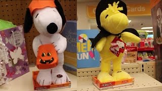 Animatronic Snoopy Halloween amp Woodstock Figures  Peanuts Theme Song Snoopy Song Snoopy cartoons [upl. by Russel]