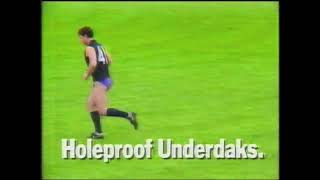 Holeproof Underdaks AFL advert  Australian Tv Advert VHS [upl. by Diann827]