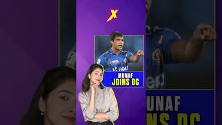 Munaf Patel Joins DC as Bowling Coach IPL2025 shorts ytshorts [upl. by Benoit]