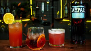 3 Drinks com CAMPARI  RECEITA [upl. by Oilla74]