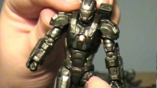 Iron Man 2 Movie Series 375 inch scale War Machine Review [upl. by Omor]