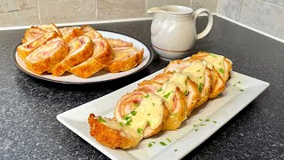 Chicken Cordon Bleu with Creamy Cheese Sauce [upl. by Anial394]