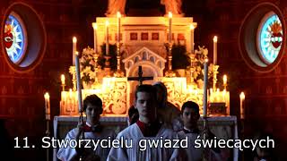 11 Stworzycielu gwiazd świecących  Adwentowe Pieśni Akwinaty [upl. by Kcirej]