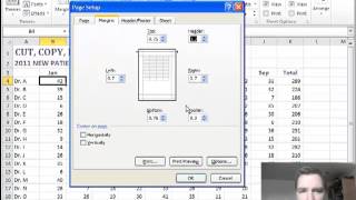 Excel Video 222 Setting Margins and Print Area [upl. by Anahsed]