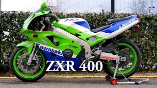 Kawasaki ZXR 400 year 1991 Full restyling [upl. by Laeno]