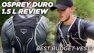 Osprey Duro 15 L Hydration Vest  Detailed Review [upl. by Annasus]