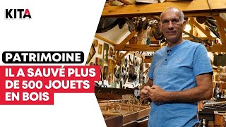 Laurent a sauvé plus de 500 jouets en bois [upl. by Goodwin]