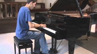 Grieg Holberg suite Gavotte for piano [upl. by Einnalem]