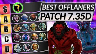 NEW OFFLANE TIER LIST Patch 735D  Best Position 3 Heroes RANKED  Dota 2 Guide [upl. by Ledah]