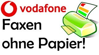 Faxen ohne Papier und Faxgerät mit T38 Printer bei Vodafone [upl. by Tihw]