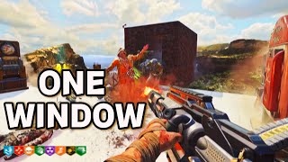 BO3 ZOMBIES pero los zombies salen de UNA VENTANA One window Challenge [upl. by Ynnaffit]