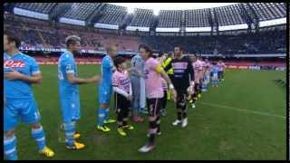 Serie A Tim 20122013 NapoliPalermo 30 HL [upl. by Kcyrred]