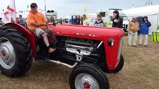 Massey Ferguson 35 Powered by a Jaguar V12 Engine [upl. by Culbertson]