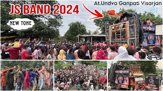 Js Band 2024  AtUndva Ganpati Visarjan Video  New Tone Js Band  Dance lover’s [upl. by Eugeniusz]