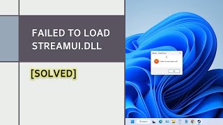 Failed to load steamuidll Solved [upl. by O'Connor421]