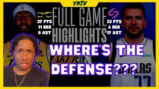 Lakers vs Mavericks Reaction  NBA FULL GAME HIGHLIGHTS  December 12 2023 [upl. by Adihsaar]