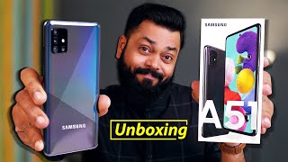 Samsung A51 Unboxing amp First Impressions ⚡⚡⚡ Big Display 48MP Cameras And More [upl. by Anik]