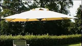 Cantilever Garden Parasol  Easy to Use with Intsant Shade [upl. by Knorring]