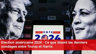 Election américaine 2024  Ce que disent les derniers sondages entre Trump et Harris [upl. by Lilybel516]