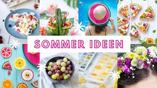 8 kreative Sommer DIYs und Rezepte Bastelideen gegen Langeweile in den Sommerferien  TRYTRYTRY [upl. by Deehahs203]