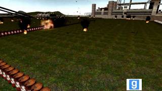 1000 Barrel Explosion In Gmod [upl. by Deehahs520]