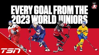 Every Goal From the 2023 IIHF World Juniors [upl. by Anma]