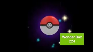 Pokemon Home Wonder Box 224 [upl. by Enirac894]