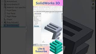 SolidWorks 3D Modeling solidworks solidworks3d solidworkstutorial [upl. by Helban]