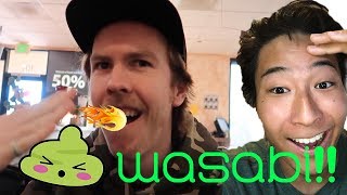 Eating WASABI Challenge funny reaction [upl. by Layney]