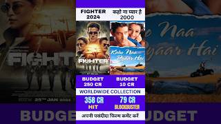 Fighter VS Kaho Naa Pyaar Hai  Action Movies ytshorts [upl. by Yekcim904]