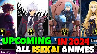 50 Upcoming ISEKAI Animes in 2024  All Upcoming Anime in 2024 [upl. by Eyak900]