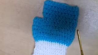 جوانتي كروشيه قفاز بدون اصابع Jouanti Crochet Glove Step by step [upl. by Asle]