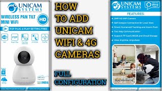 HOW TO ADD UNICAM WIFI amp 4G CAMERAS IN ESEE CLOUD APP  INSTALLATION amp FULL CONFIGURATIONS cctv [upl. by Anilejna]