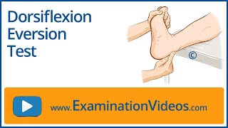 Dorsiflexion Eversion Test [upl. by Eaned]