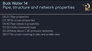 Bulk Water 14  Pipe structure and network properties [upl. by Ebneter366]