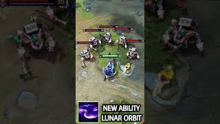 Luna New Ability  Lunar Orbit dota2highschool dota2 shorts [upl. by Dinsdale]