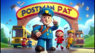 Postman Pat Theme Song  The Iconic Childrens Song and Adventure with Pat and Jess [upl. by Doerrer774]