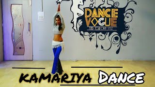 NRITYANGANA MANISHA  quot KAMARIYA song quot Bellydance fusion choreography  Beginners Workshop [upl. by Assyn]