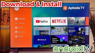 How to Install Aptoide TV on Android TV [upl. by Colvert995]